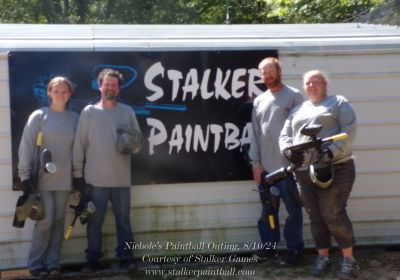 Nichole's Paintball Outing, 8/10/24